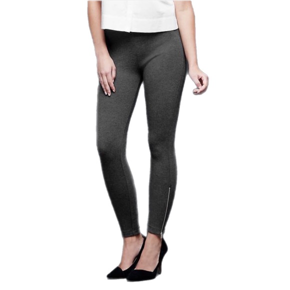 Gap Ponte S Zippered Ankle Leggings Sustainable plant based Gray - Picture 1 of 11